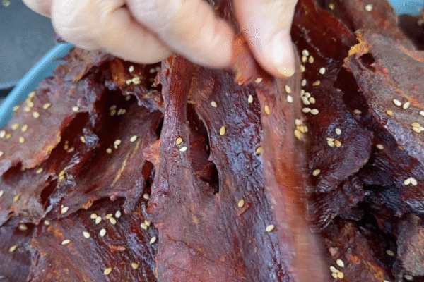 Spicy Korean Pork Jerky | Crazy Korean Cooking
